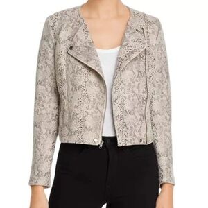NWT • Haute Monde • Faux Snake Skin Jacket •